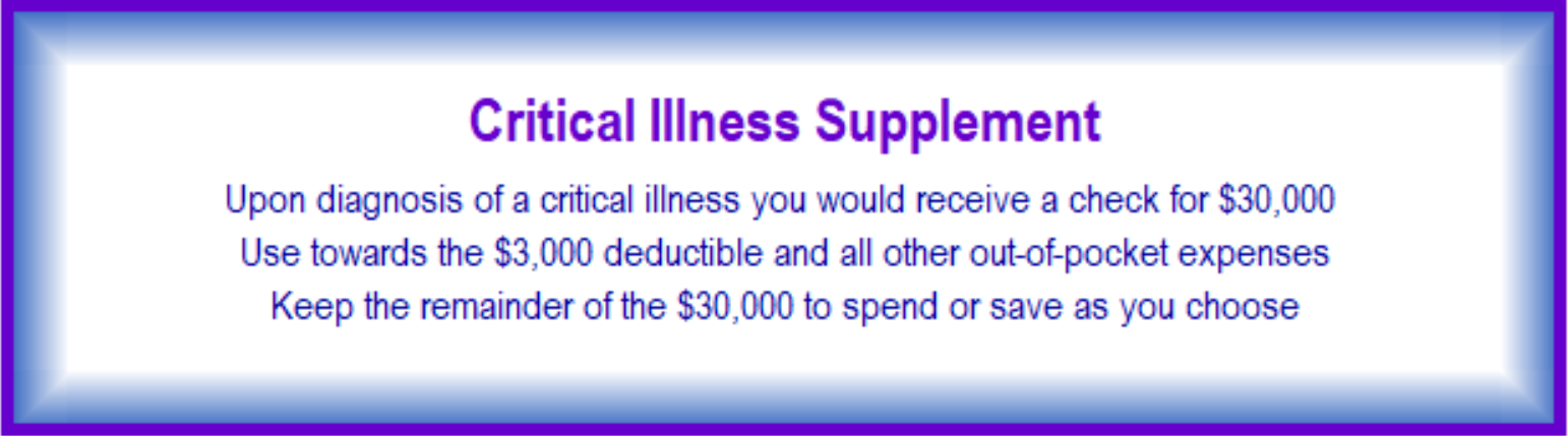 Critical Illness Supplements